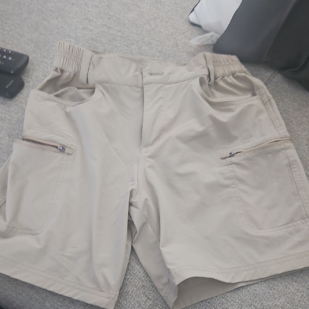 Womens High Waisted Cargo Shorts